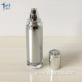 Silver Acrylic Bottles and Jars with Decoration